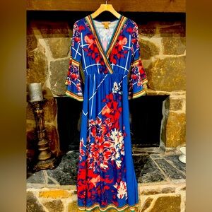 Flying tomato floral maxi dress sz small